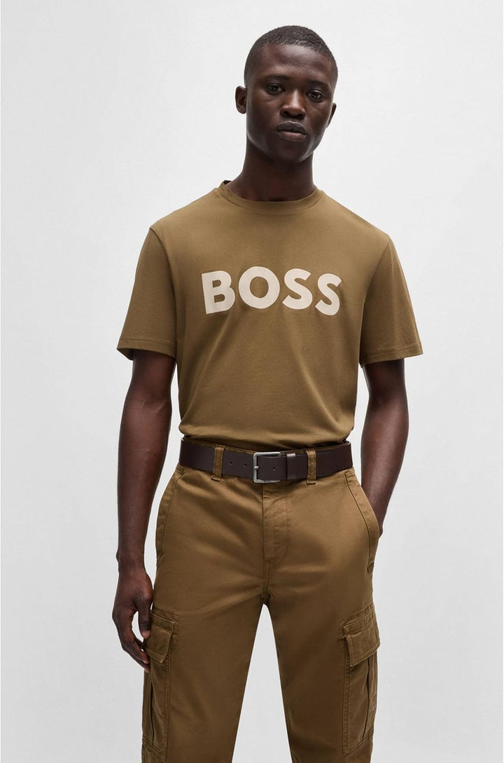 BOSS Herren Jeeko_sz40 Gürtel (1er Pack) 80 Dark Brown202, 80 Dark Brown202