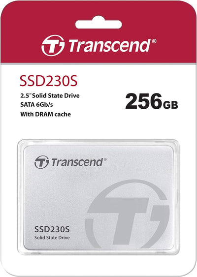 Transcend 256GB SATA III 6Gb/s interne 2.5” SSD (HDD) für Aufrüstung von Desktop-PCs, Laptops, Noteb