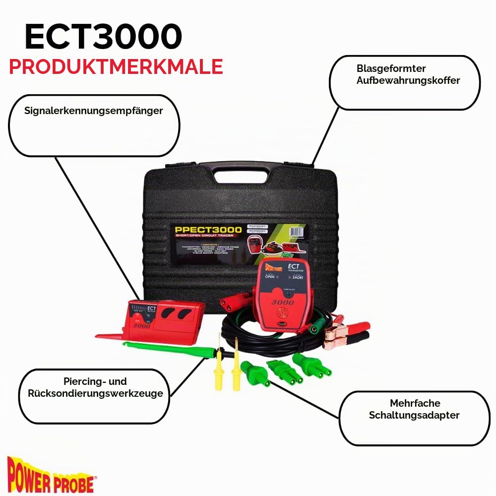 Power Probe PPECT3000 Vehicle Electrical Short Circuit and Open Circuit Locator - Elektrischer Fehle
