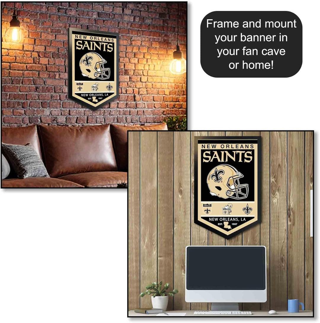 New Orleans Saints Heritage History Banner Wimpel