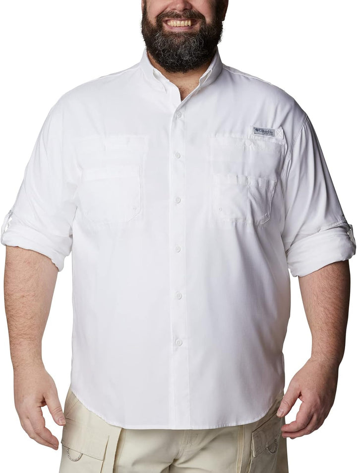Columbia Herren Tamiami Ii Long Sleeve Shirt Langarmshirt XXL Weiss, XXL Weiss/Opulenter Garten