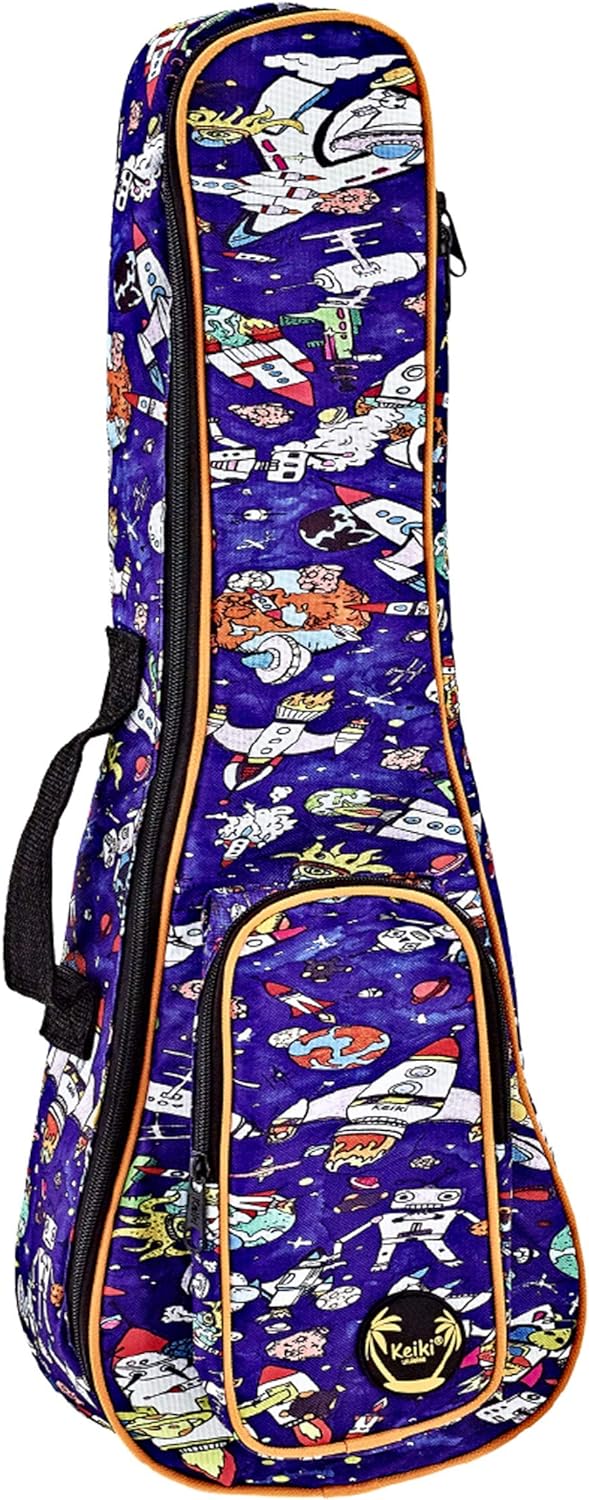 ORTEGA Gigbag für Tenor Ukulelen mit Schultergurten - Spaceman (KUB-SP-TE) Tenor Ukulele Spaceman, T