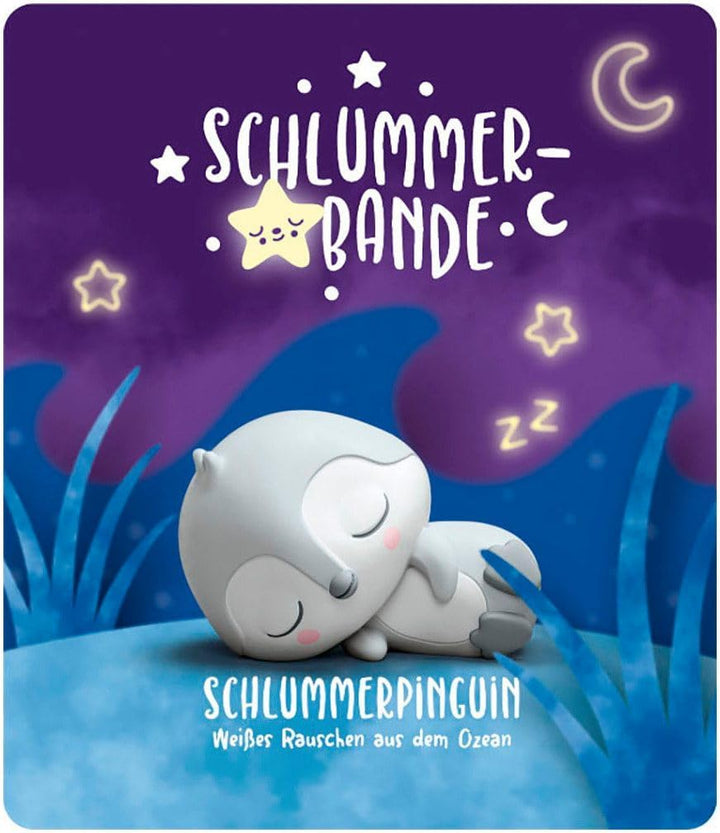 tonies Hörfigur für Toniebox, Schlummerbande - Schlummerpinguin - Weisses Rauschen aus dem Ozean, Hö