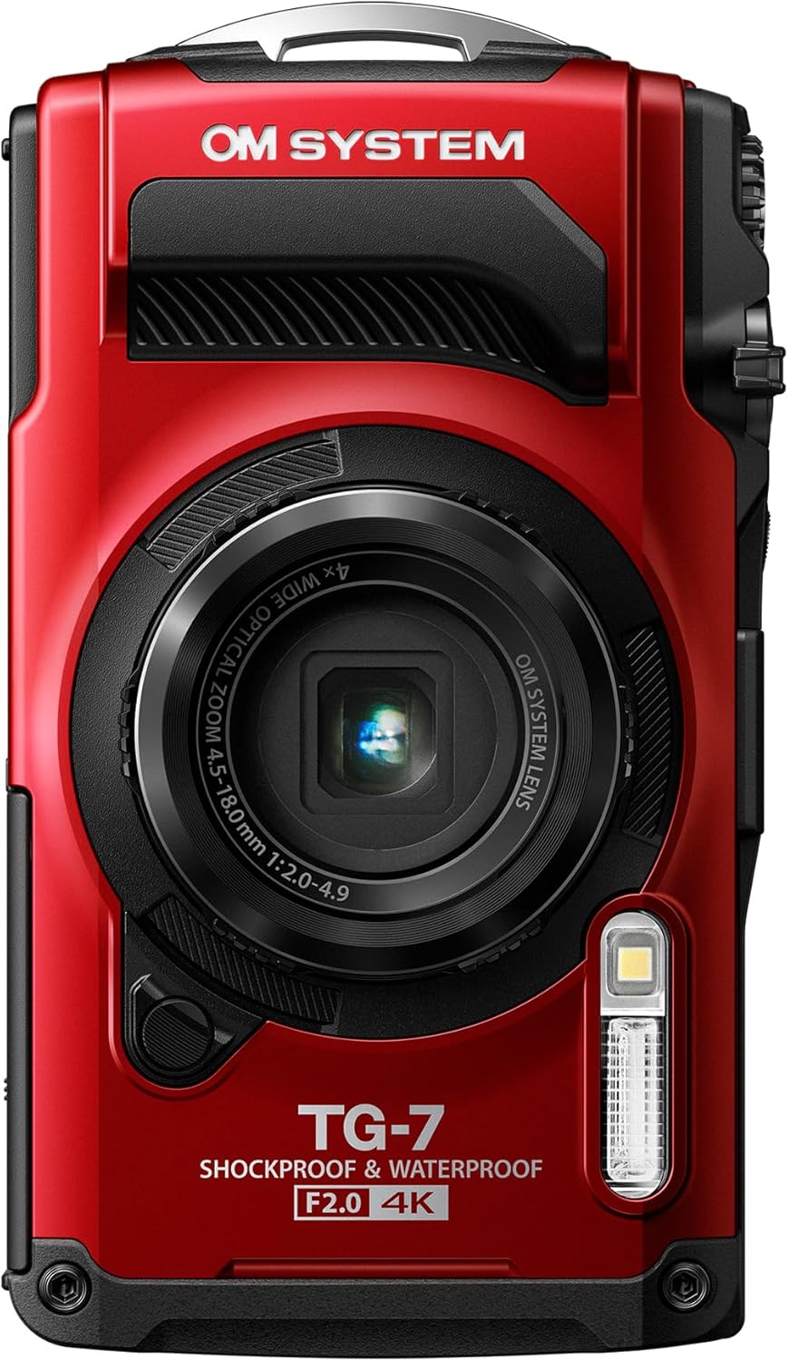 OM SYSTEM Tough TG-7 Outdoor Kamera Wasserdicht &amp; Stossfest F2.0 Rot TG-7 Rot, TG-7 Rot