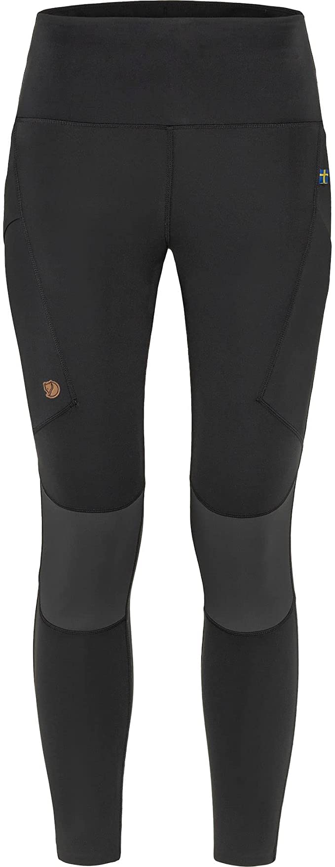 FJALLRAVEN Damen Abisko Värm Trekking Tights W XL Flint Grey-iron Grey, XL Flint Grey-iron Grey