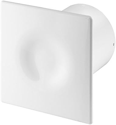 Awenta Badlüfter Wand-Ventilator Ø 100 mit Nachlauf, Kugellager Silent Orion - Line System+ Weiss (w