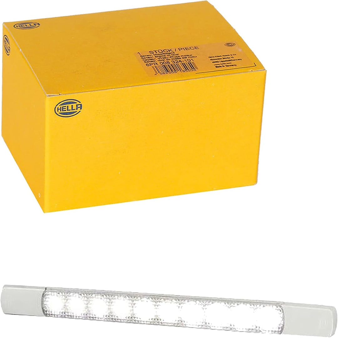HELLA - Innenraumleuchte - LED - 24V - 3W - LED - Anbau/geschraubt - Lichtscheibenfarbe: glasklar -