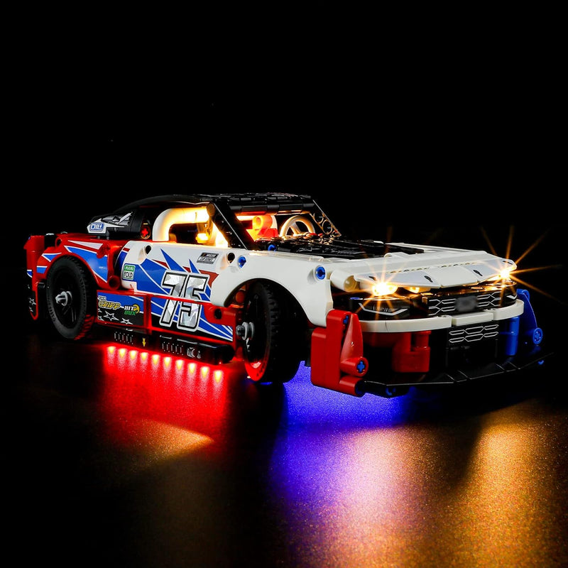 BRIKSMAX 42153 Led Licht für Lego NASCAR Next Gen Chevrolet Camaro ZL1 - Compatible with Lego Techni