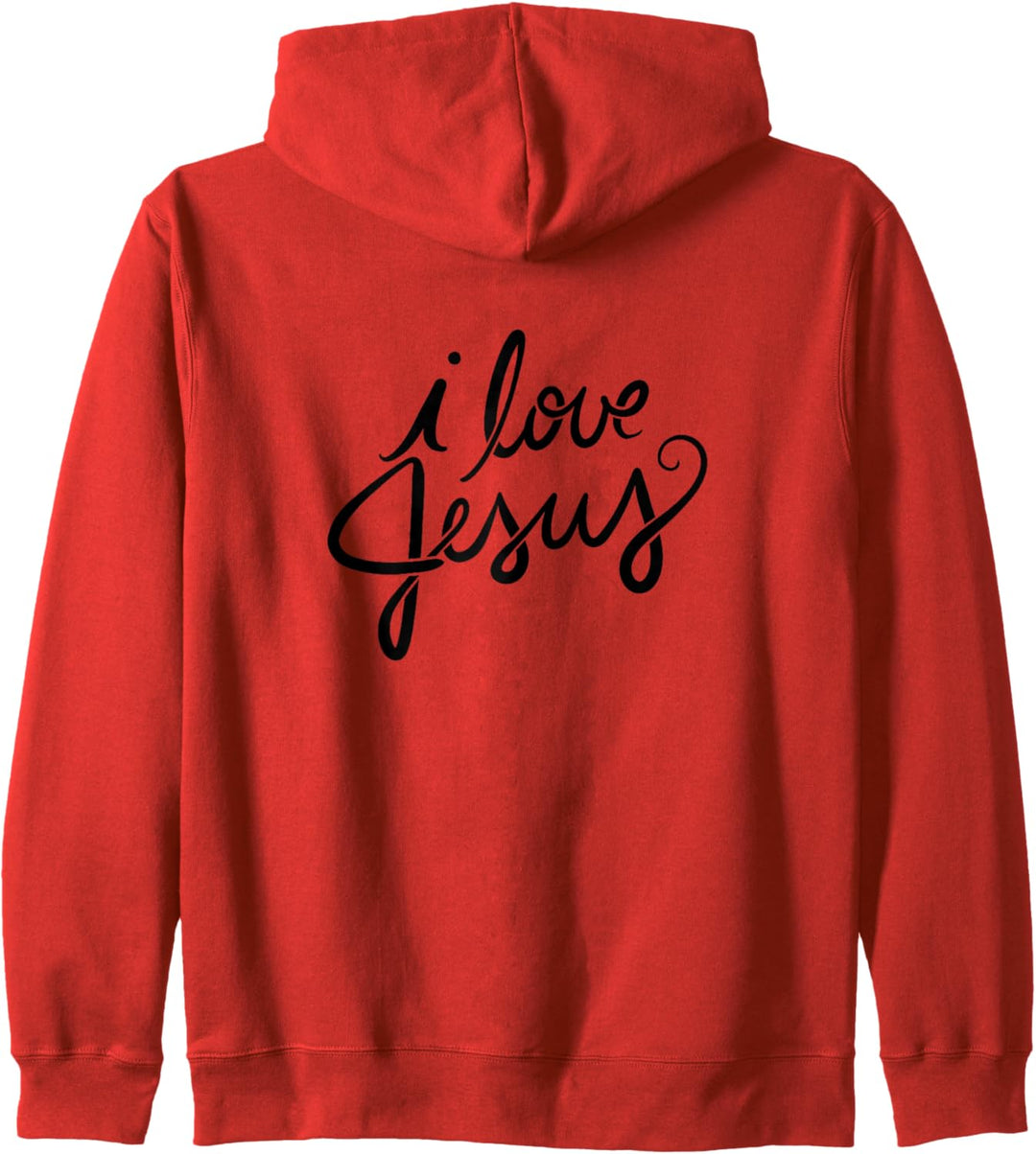 I love Jesus Christ Ich liebe Jesus Christus Kapuzenjacke