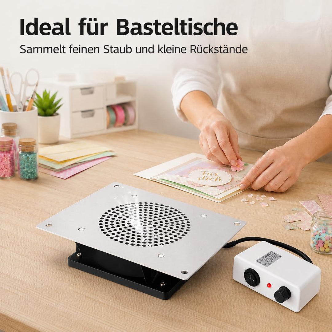 Desktop Nagelstaubsammler,Staubabsauger für Nagelstudio | ,inkl. 2 austauschbare Staubbeutel, für Na