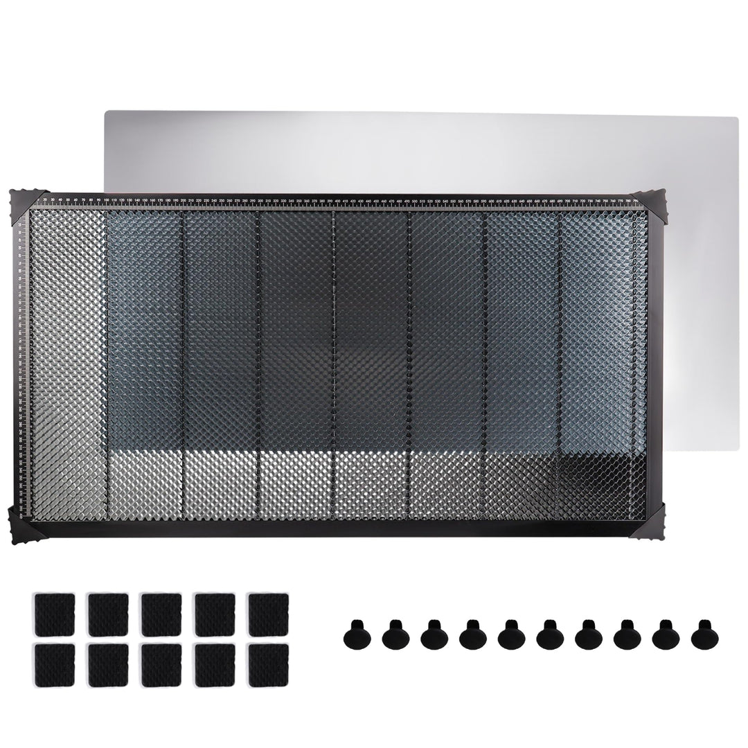 TIOMIOSEA Laser Wabentisch,Laser Waben Arbeitstisch Honeycomb Wabenplatten 450 * 850 * 22mm,Laser Ho