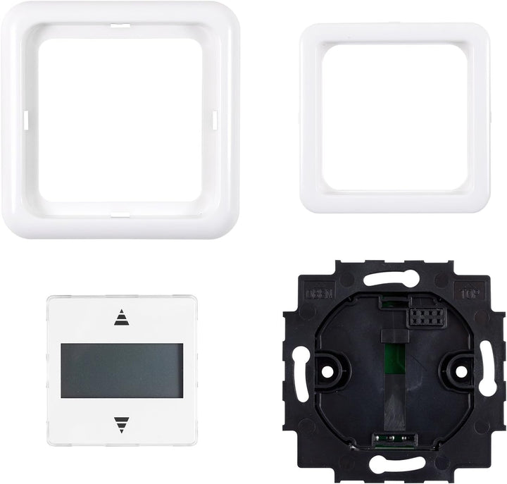 GEBA Zeitschaltuhr Rollotimer, für Rolladenmotor, Timer mit Urlaubsprogramm, Tagesprogramm, Memoryfu