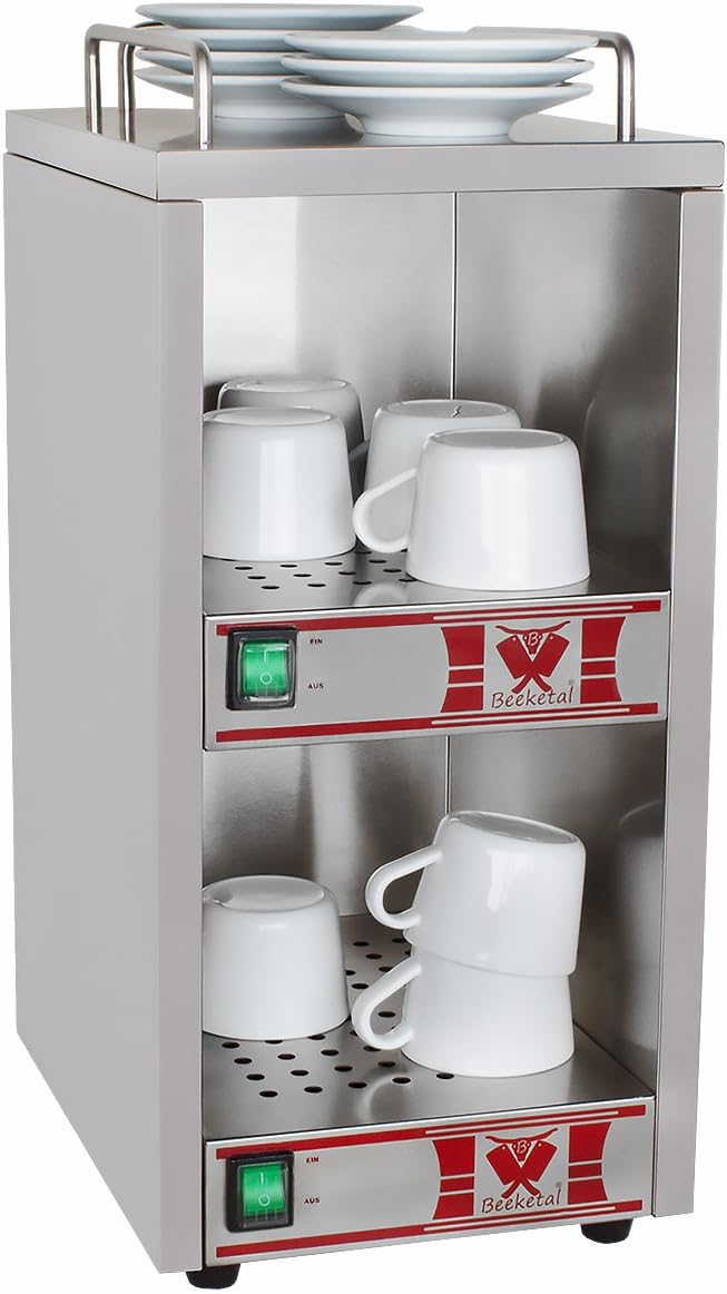 Beeketal 'BTW-1' Profi Gastro Tassenwärmer elektrisch für bis zu ca. 36 Tassen (je nach Tassengrösse