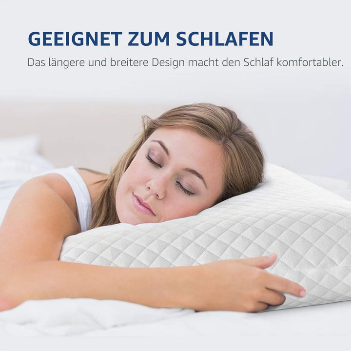 NOFFA Memory Foam Kopfkissen, Weich Viscoelastisches Couchkissen, Grosses Sofa Kissen (56 x 56 cm),