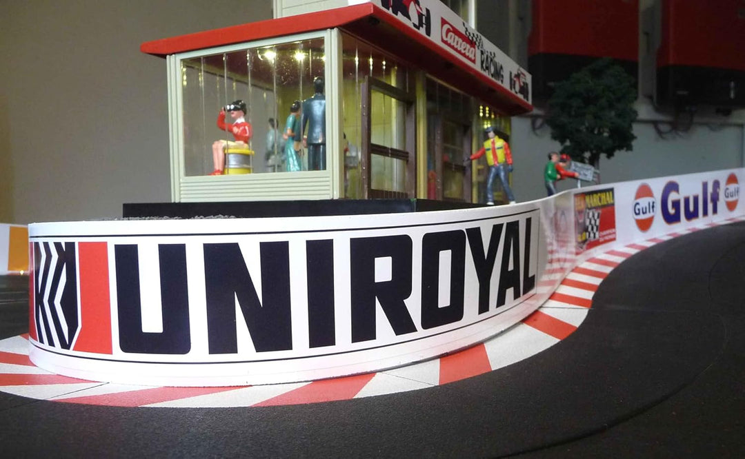 Generisch Slotcar LEITPLANKEN Bande 200cm Länge x 6cm Höhe für Carrera DIGITAL