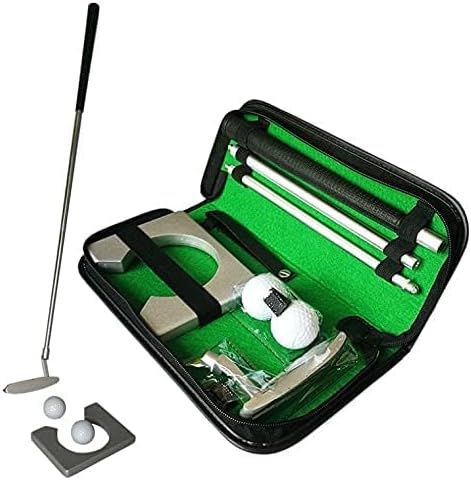 Golf Putter Set, Golf Büro Set mit Putter, Golf Putting Cup, Drinnen Übungsschläger Putter Kit Set m