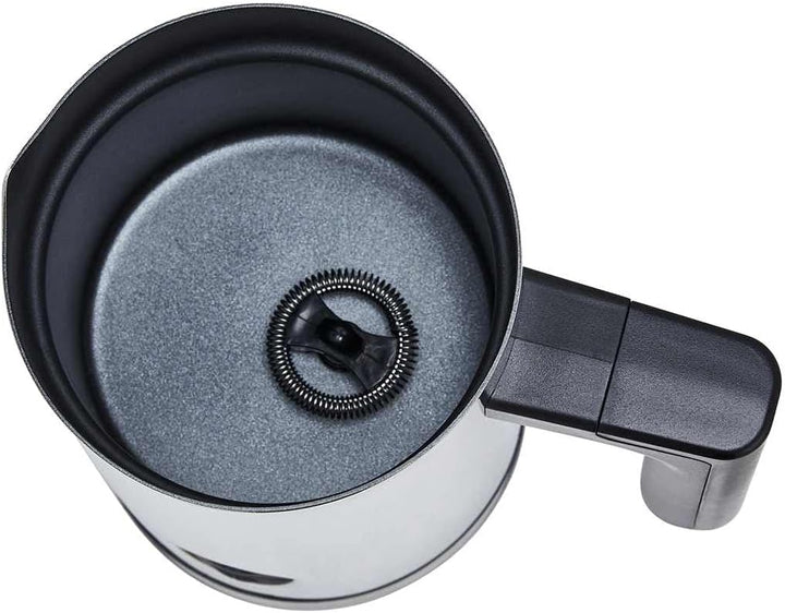 MEISTERKOCH Milchaufschäumer MA-450 aus Edelstahl in silberfarben, elektrisch, 150 ml aufschäumen, 3