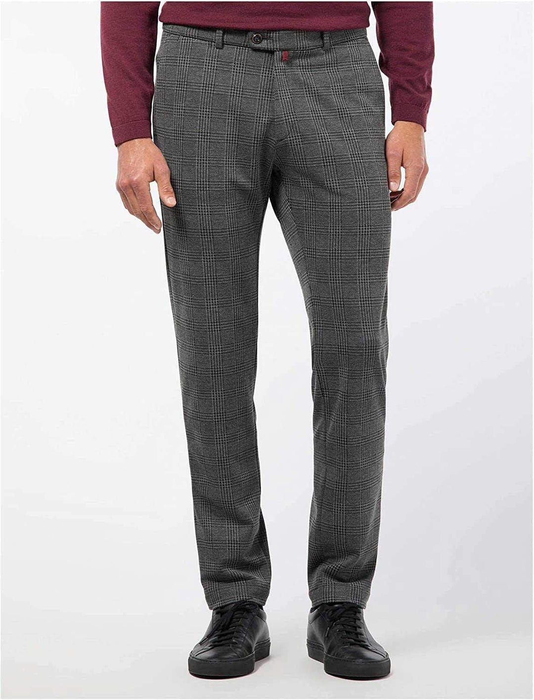 Pierre Cardin Herren Hose Lyon 85" grau (13) 31/32