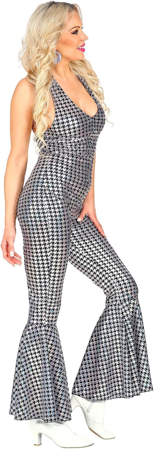 W WIDMANN MILANO Party Fashion - Kostüm Disco Style 70er Jahre, Overall, Dancing Queen, Faschingskos