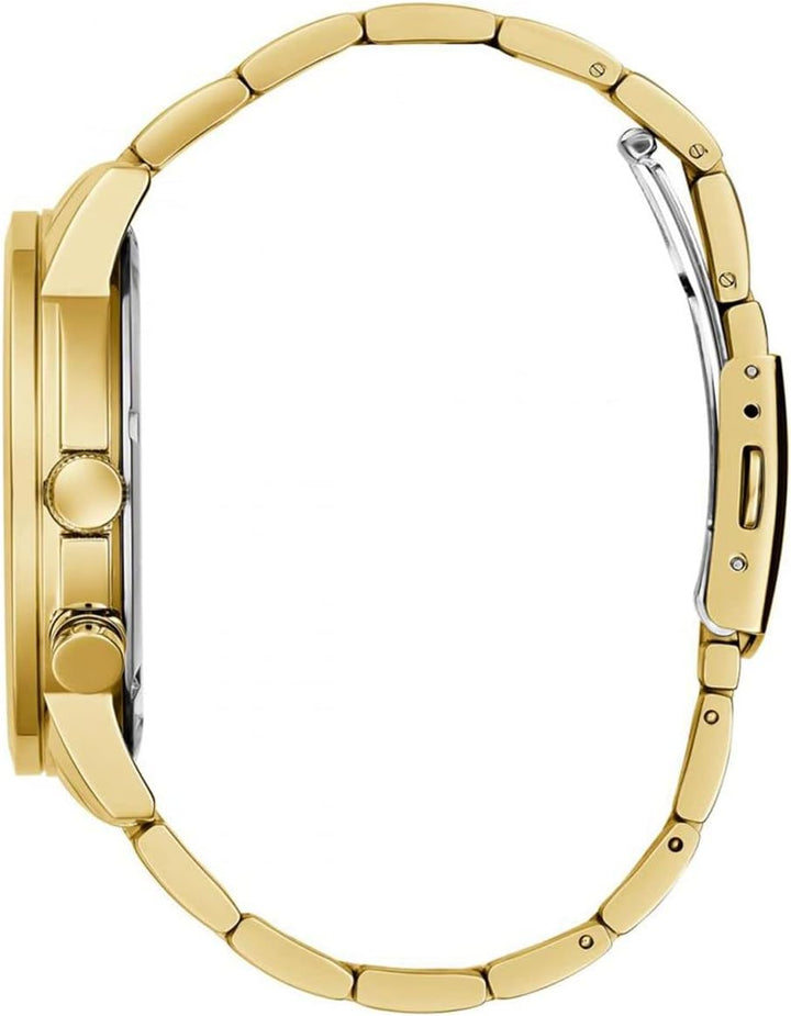 Guess US Men's Gold-Tone Multifunction Watch Golden, Golden