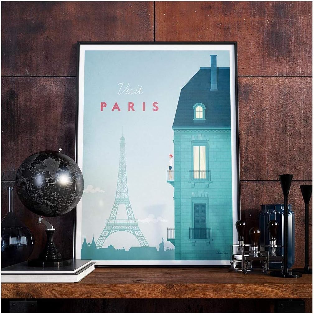 Wall Editions Art-Poster - Visit Paris - Henry Rivers