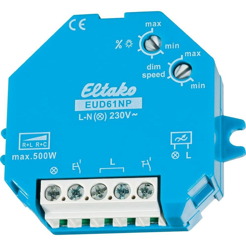 Eltako 4830342 Dimmschalter, EUD61NP-230V, Blau