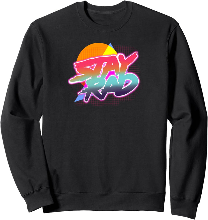 "Rad" 80er 90er Vaporwave-Ästhetik Sweatshirt