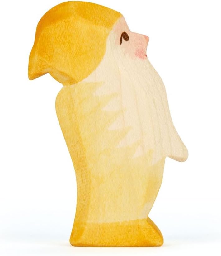 Ostheimer - 25042 - Zwerg gelb, Holz, Handarbeit, 6,4cm x 4,2cm x 2,5cm