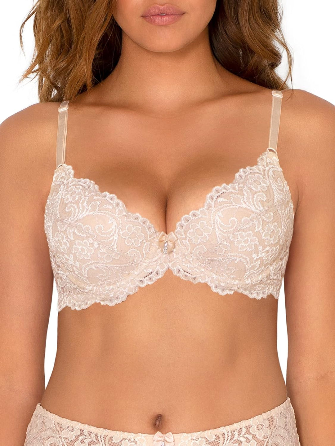 Smart & Sexy Damen Push-Up-BH (2er Pack) 70B In The Buff/Weiss, 70B In The Buff/White, 2 St&#xFC;ck
