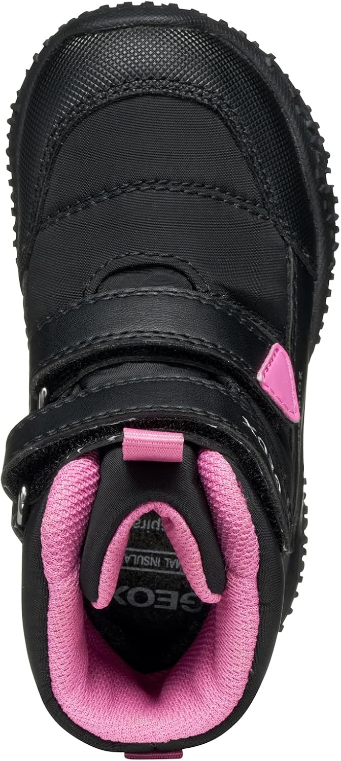 Geox Mädchen B Baltic Girl B ABX Sneaker 25 EU Black Fuchsia, 25 EU Black Fuchsia