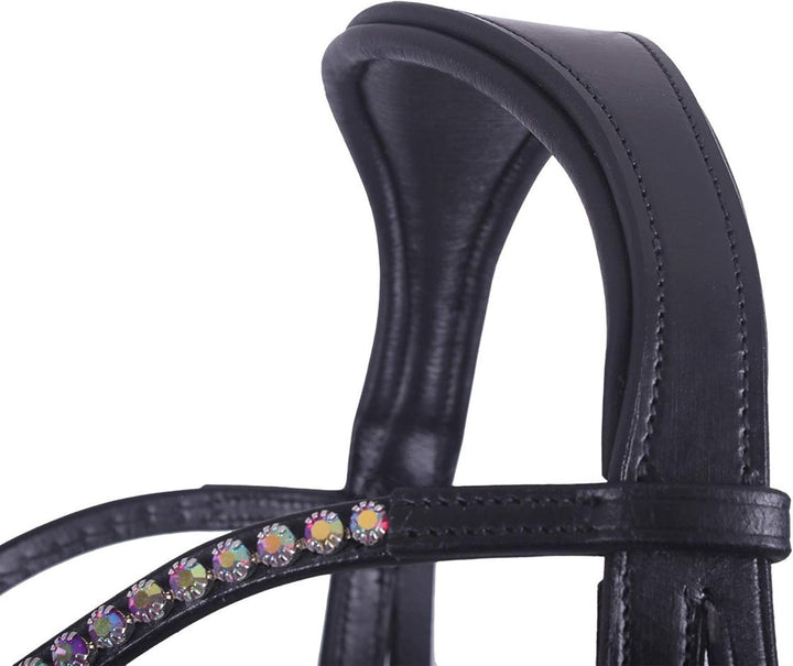 QHP Gebisslose trense Sunna - Size Pony Pony Schwarz, Pony Schwarz