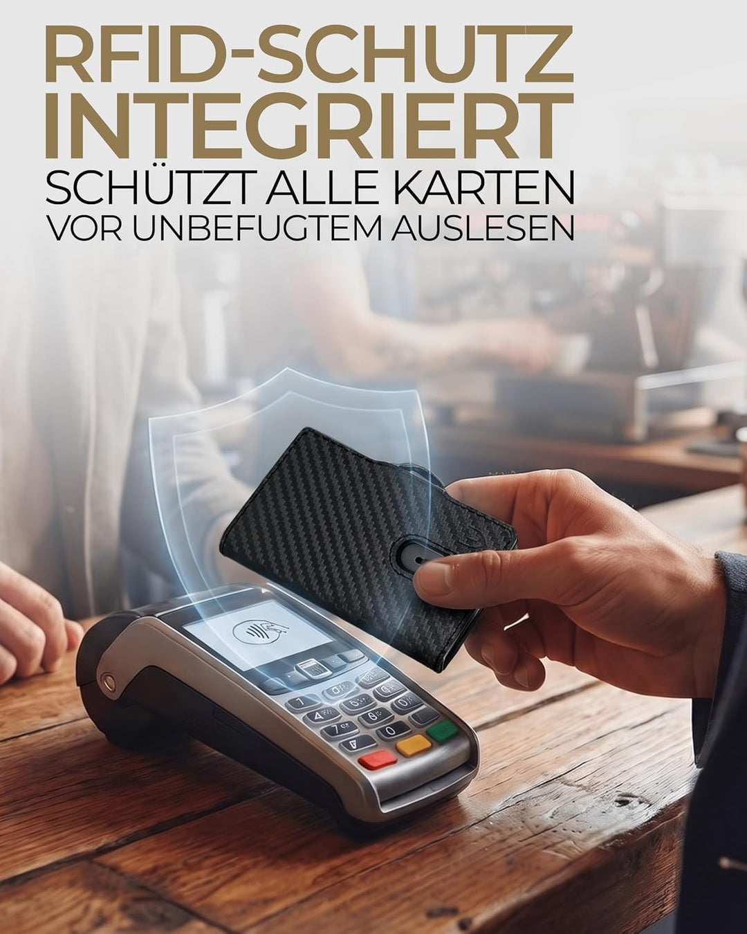 Lederhand® Aventus Wallet – Premium Leder Geldbörse handgemacht für Herren und Damen Portemonnaie Al