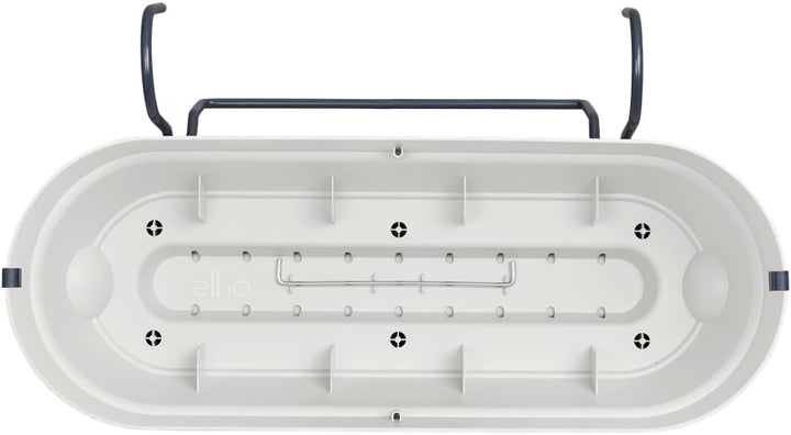 elho Vibia Campana Balkonkasten Allin1 50 mit Wasserreservoir - Blumentopf Balkongeländer - 100% rec