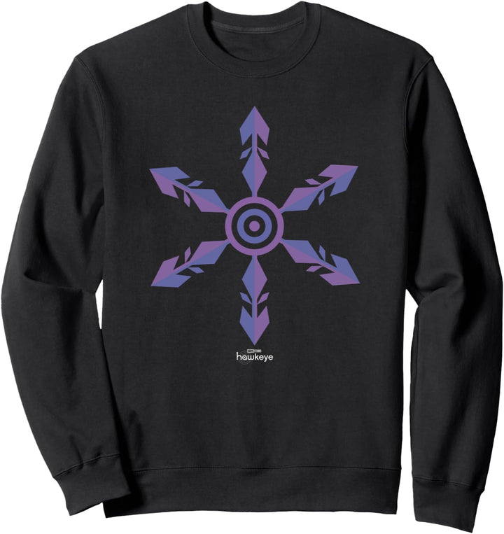Marvel Hawkeye Weihnachten Snowflake Larpers Guild Sweatshirt