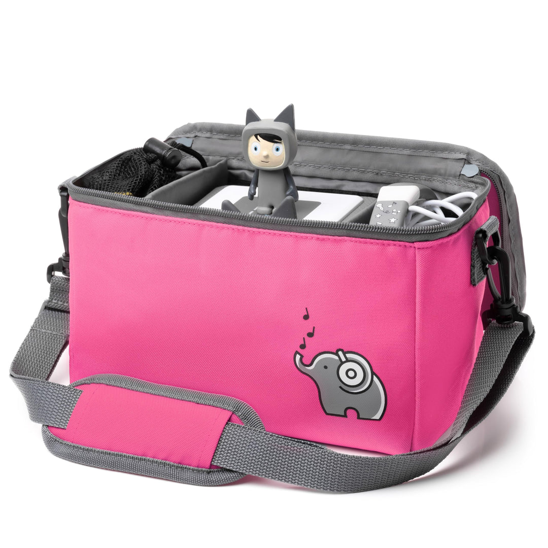 fantifant Musikbox Tasche für Toniebox und Tigerbox [ + Netzbeutel ] FLEXIBLE TRANSPORTTASCHE FÜR TI
