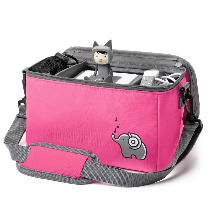 fantifant Musikbox Tasche für Toniebox und Tigerbox [ + Netzbeutel ] FLEXIBLE TRANSPORTTASCHE FÜR TI