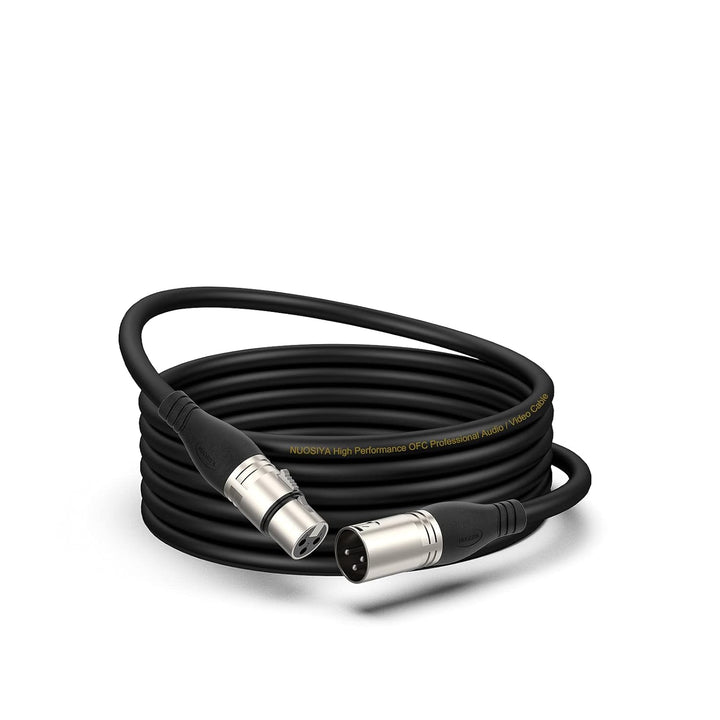 XLR Kabel 6m 1Pack Mikrofonkabel, 3-Pin XLR Stecker auf Buchse Mikrofonkabel für Mikrofon, Verstärke