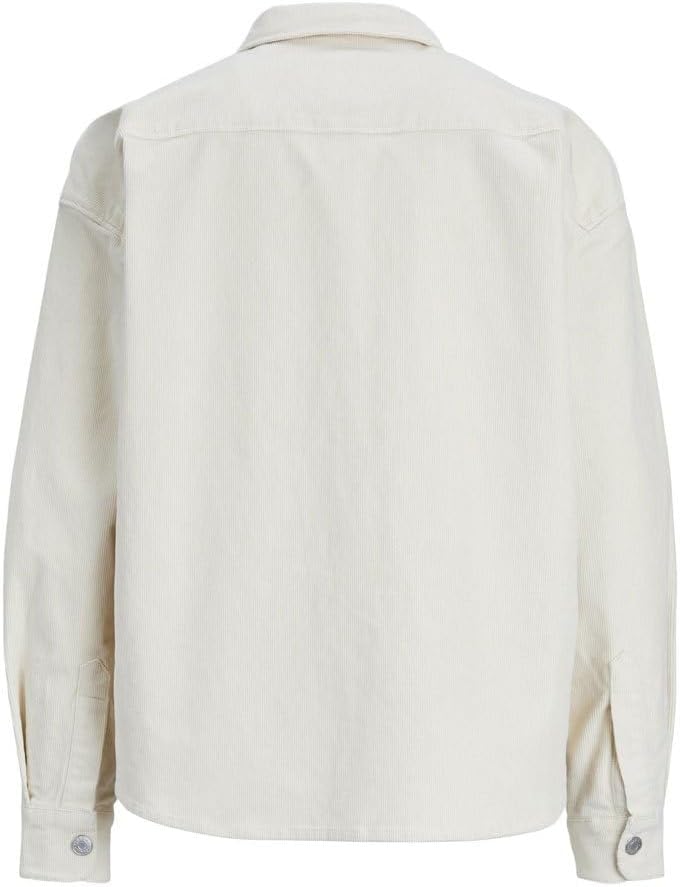JACK & JONES Damen Jxgelly New RLX Cord Overshirt Sn Jacke XS Bone White, XS Bone White