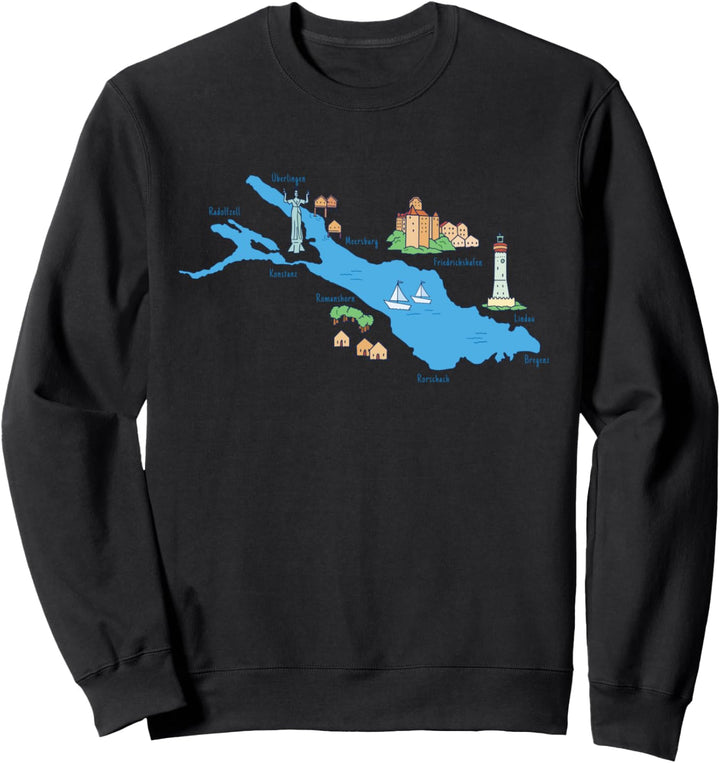 Constance Bodensee mit Kindern Lindau Bodensee Souvenir Sweatshirt