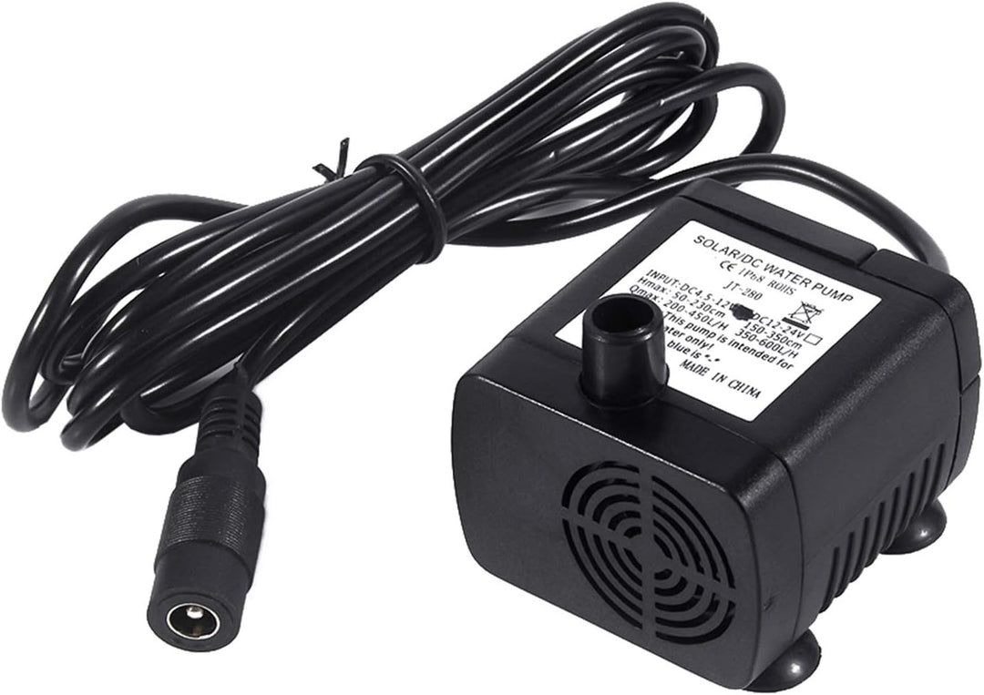 DC12V Kleine Mini Tauchwasserpumpe, Solar Amphibien Mini Tauchwasserpumpe für Brunnenteich