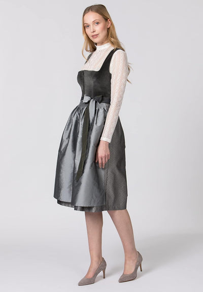 Stockerpoint Damen Dirndl Gloria Kleid für besondere Anlässe 42 Graphit, 42 Graphit