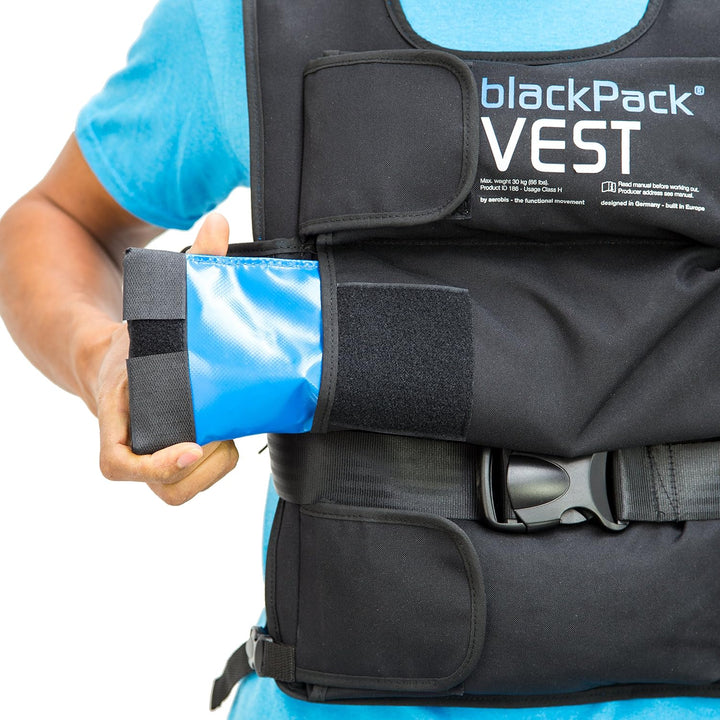 aerobis® Gewichtsweste 0-25kg beladbar | Eine Grösse und Unisex | Premium Qualität für Bodyweight Tr