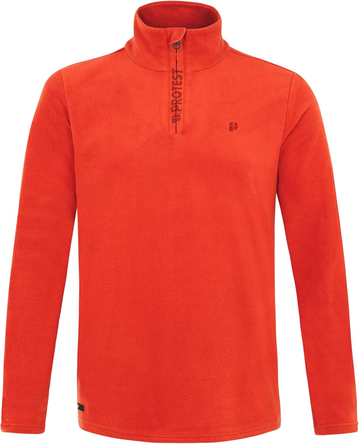Protest Herren 1/4-reissverschluss PERFECTO XS Burnt Orange, XS Burnt Orange