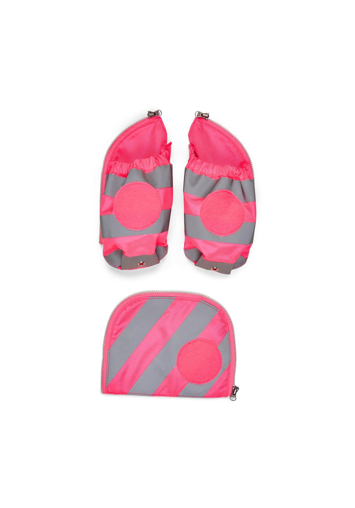 ergobag Seitentaschen Zip-Set mit Reflektorstreifen Sichtbarkeits-Set mit Seitentaschen pack cubo un