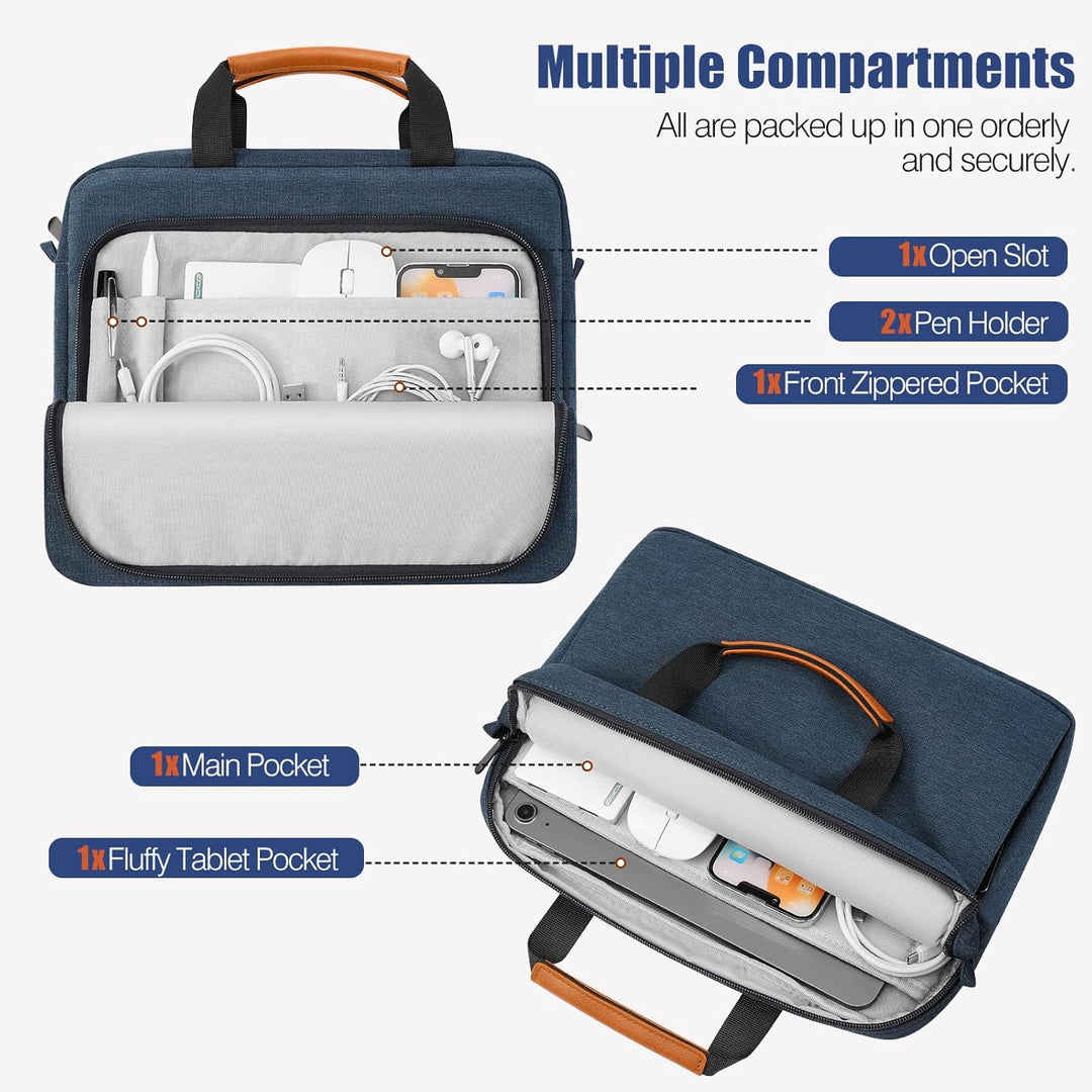 MoKo 9-11" Tablet Tasche Hülle, Schutztasche mit Schultergurt für iPad Pro 11 M2 2022-2018/iPad 10.