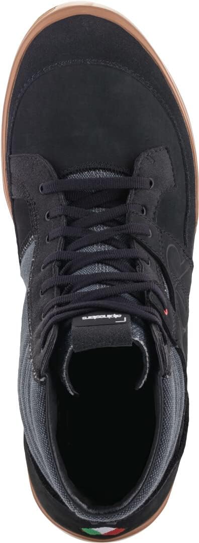 Alpinestars Grange Motorradschuhe, schwarz/blau, 7.5 (40) 40 EU Schwarz Mood Indigo, 40 EU Schwarz M