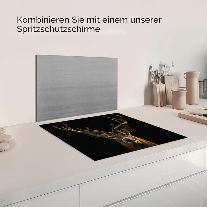 Herdabdeckplatte Einteilig Küche Herdabdeckung Induktionsfeld Ceranfeld Herdabdeckplatten Vinyl Matt