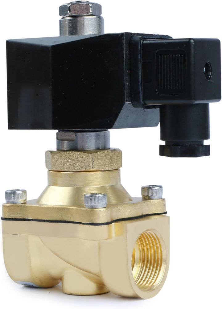U.S. Solid Solenoid Magnetventil Messing G 3/4" 230V AC stromlos offen NO 0-10 bar, elektrisches Was