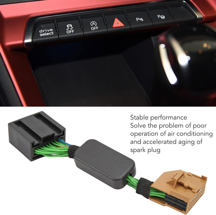 Auto Start Stop Eliminator, Empfindliches Plug-and-Play-Automatik-Stopp-Start-Motorsystem, Kompatibe