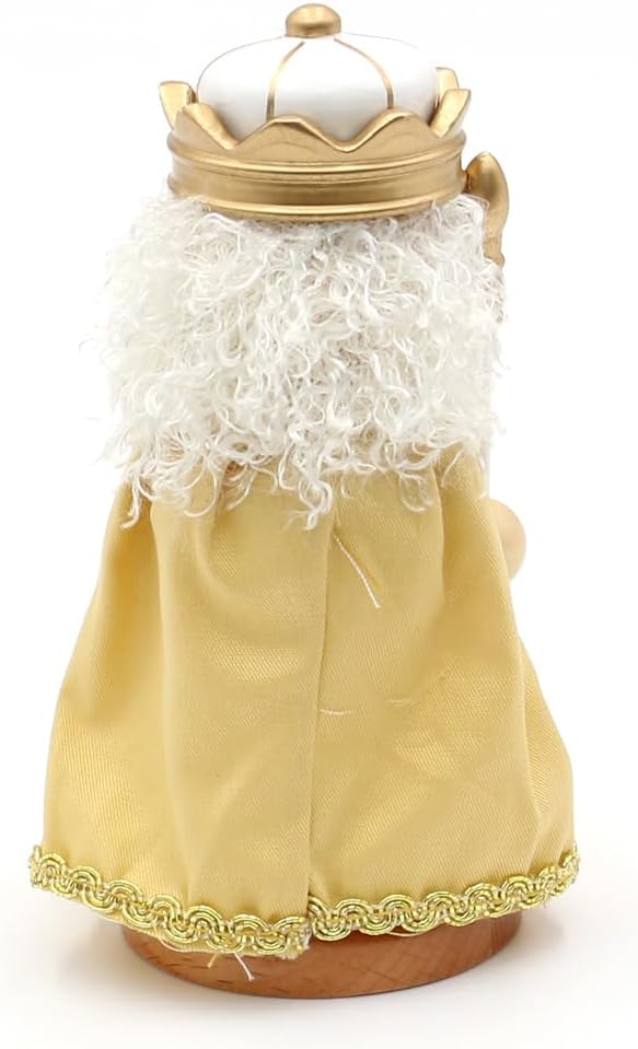 Dekohelden24 Holz Räuchermann, Räucherfigur, Rauchfigur, Räuchermännchen als Märchenfigur Königin mi